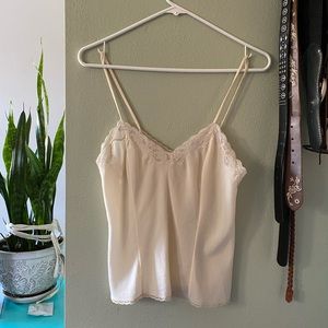 Vintage Cream Lace Tank